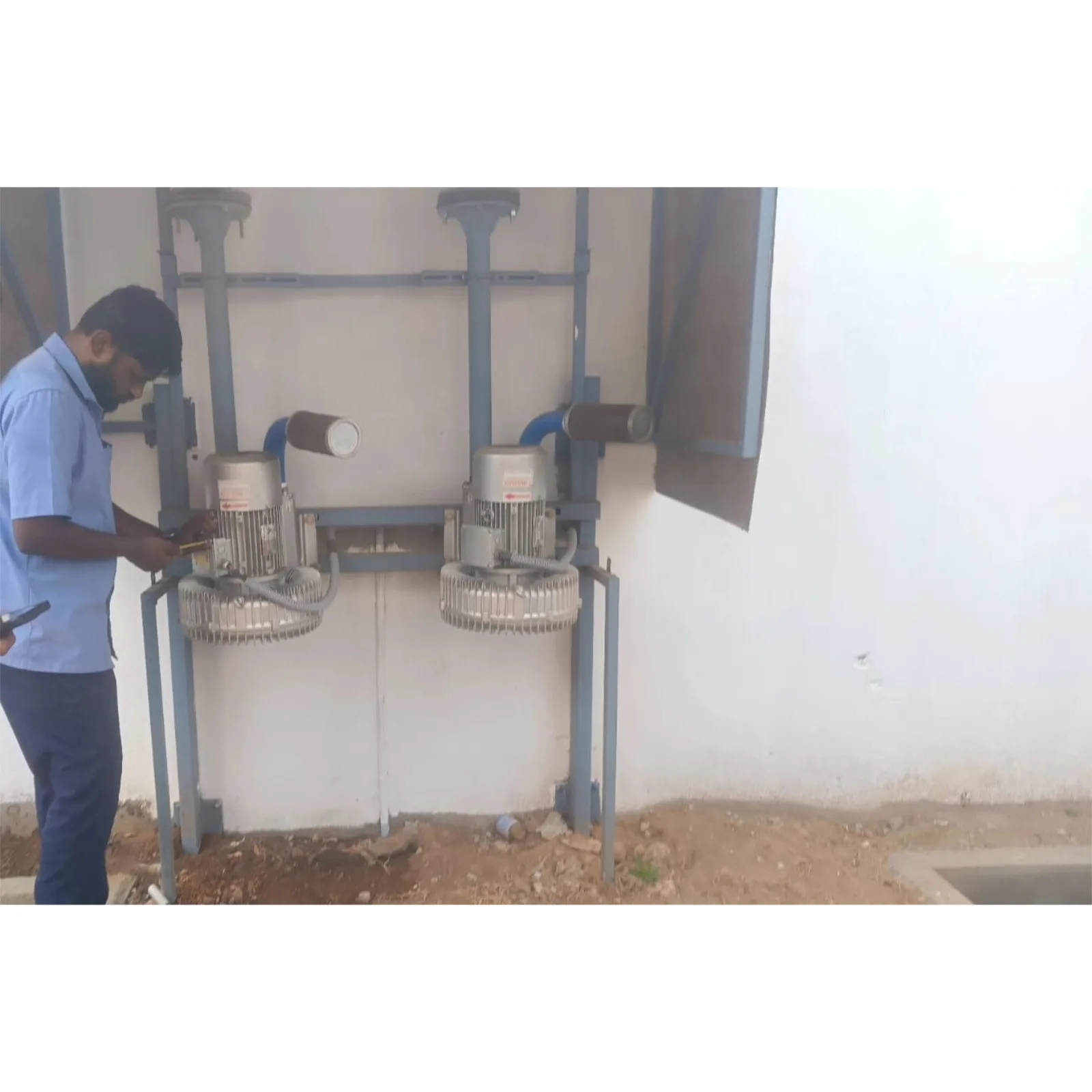 Ring blower for STP